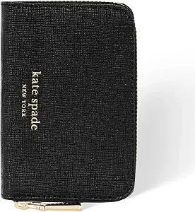 Kate Spade New York Devin Zip Magnetic Card Holder/Wallet - Black