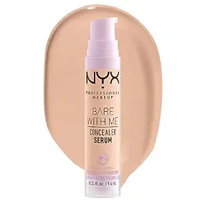 Nyx Professional Makeup Bare With Me Concealer Serum, Concealer Makeup For Up To 24hr Hydration - Vanilla