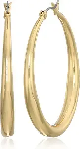 Anne Klein Women'S Large Hoop Earrings, Statement Fashion Jewelry For Everyday, Office, And Evening Wear