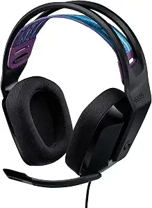Logitech g335 Wired Gaming Headset (With Flip To Mute Microphone) - Black