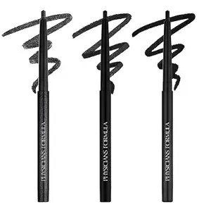 Physicians Formula Eye Booster Gel Black Eyeliner Set Of 3, Shimmer, Satin, Matte, Water-Resistant, Smudge Resistant, Lasts All Day