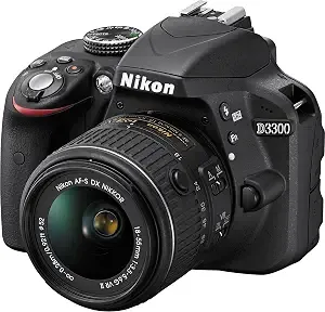 Nikon d3300 24.2 Mp Cmos Digital Slr (Renewed)