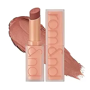 Rom&Nd Zero Matte Lipstick 21 Smoked Beige/Soft & Blurry, Creamy Texture, Trendy Lips, K-Beauty, Nudy Lips, No Wrinkly Lips