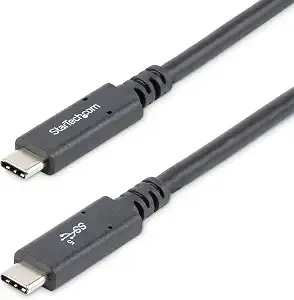 Startech 6ft (1.8m) Usb-C Cable, 5gbps, 100w (5a) Pd, Certified Works With Chromebook, 4k 60hz, Usb-If Certified