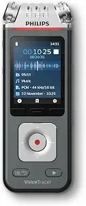 Philips Voicetracer dvt6115 Music Recorder With Sembly Ai Speech-To-Text Software Trial