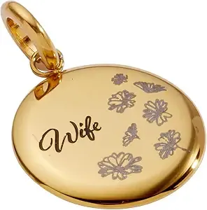 Alex And Ani Wife Flower Disc Charm