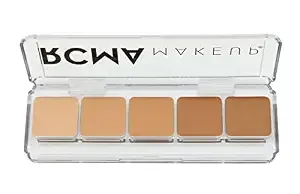 Rcma Makeup 5 Part Series Favorites Palette – Shinto – Highly Pigmented Cream Foundation Shades For Light To Tan Tones With Warm Undertones – Vegan & Cruelty-Free (0.35 Oz)