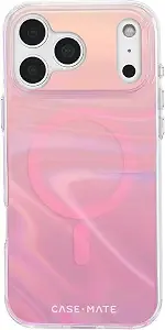 Case-Mate Soap Bubble Iphone 17 Pro Max Case - Peach Iridescent