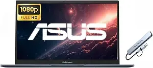 Asus Vivobook 15 Laptop, 15.6" Fhd Ips Business Laptop Computer, Windows 11 Pro 8gb ddr5 Ram 768gb Storage (256gb Ssd+512gb Plusera Docking Set), Intel Core 3 100u (>i3-1315u) Processor, Quiet Blue