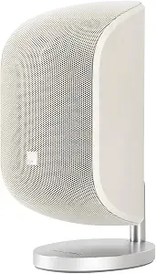 Bowers And Wilkins M-1 Satellite Speaker (1 Count) 4" Glass Fiber Midrange, 1" Aluminum Dome Tweeter, Use As Home Stereo Speakers Or Center Channel In Your Surround Sound System, Matte White (Single)