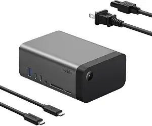 Belkin Usb-C Hub 11 In 1 Pro Gan 150w Triple 4k Hdmi Windows, Laptops