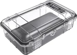 Pelican m60 Micro Case (Black/Clear)