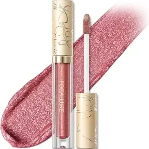 Focallure Metallic Liquid Lipstick,Non Stick Cup Lip Gloss,High Impact Lip Color With Transfer-Proof Wear,Long Lasting & Waterproof Lipstick Makeup For Women,Sugar Bomb
