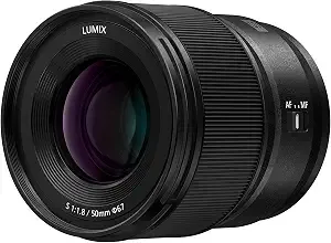 Panasonic Lumix S Series Camera Lens, 50mm f1.8 L-Mount Interchangeable Lens For Mirrorless Full Frame Digital Cameras, S-s50