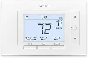 Sensi Smart Thermostat, Wi-Fi, Diy, Alexa, Energy Star Certified, st55