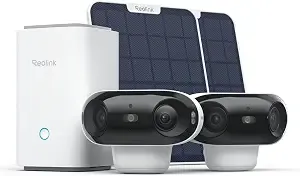 Reolink 4k Dual-Lens 180° Security Cameras Wireless Outdoor 2 Pack