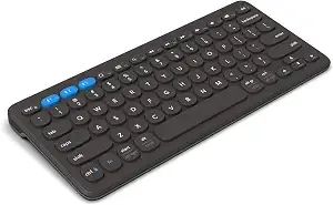 Zagg Pro Keyboard 12 - Compact Wireless Charging Desktop Keyboard - Multi-Device Pairing - Compatible With Windows, Macos, Ios, Android, Chromeos - Ergonomic Design For Efficient, Comfortable Typing