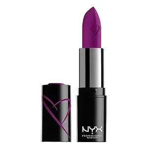 Nyx Professional Makeup Shout Loud Satin Lipstick, Infused With Shea Butter - Emotion (Bright Purple-Pink)