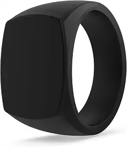 Enso Rings Grand Signet Silicone Rings - Ultra Comfortable & Waterproof