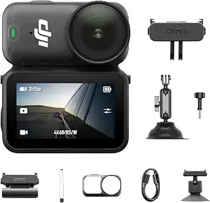 Dji Osmo Nano Car Mount Combo (128gb), 4k Wearable Camera
