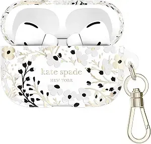 Kate Spade New York Airpods Pro 2nd/1st Case - Multi Floral Black And White