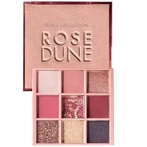 Farmasi Oasis Eyeshadow Palette, Matte Shimmer, Buildable, Rose Dune Sands