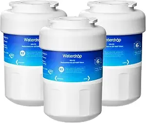Waterdrop Wd-f13 Refrigerator Water Filter Replacement For Ge® Mwf®, 3 Pack