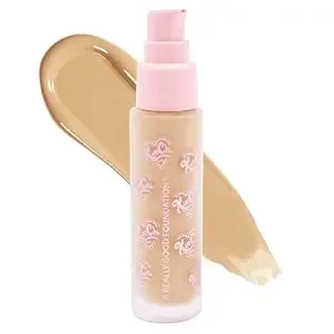 Kimchichic Beauty A Really Good Foundation Makeup, Medium To Full Coverage - Long-Lasting, Lightweight & Creamy Liquid Foundation For Oily Skin, Soft Matte, 104l Fair + Warm Olive Undertones, 1.0 Fl Oz