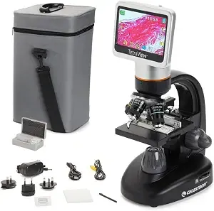 Celestron Tetraview Lcd Digital Microscope With 180° Swivel Screen