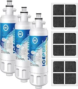 Icepure adq36006101 Replacement For Lg lt700p Filter & lt120f Air Filter