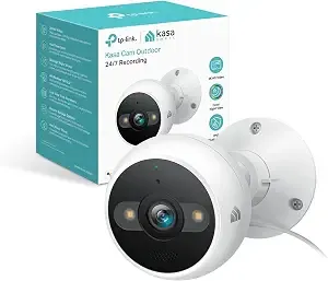 Kasa 2k+ Outdoor Wired Security Camera, kc420ws