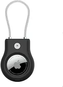 Belkin Secure Holder With Wire Cable For Apple Airtag, Black