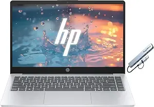 Hp 14" Laptop Computer, Amd Athlon Silver 7120u Processor, 256gb Ssd, Windows 11, Microsoft Office 365, Moonlight Blue