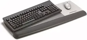 3m Gel Wristrest Platform For Keyboard And Mouse, 10.6 In X 25.54 In X 1 In