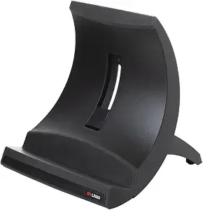 3m Vertical Notebook Computer Riser With Cable Management, 9" X 12" X 6.5" To 9.5", Black/Charcoal Gray, Supports 20 Lbs