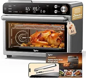 Typhur Sync Air Fryer Oven, Smart Ai Wireless Probe, 360° Turbo Convection