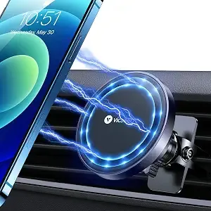 Vicseed For Magsafe Car Mount [Upgraded Strongest Magnet Power] Magnetic Phone Holder For Car Vent 360 Adjustable Magnetic Car Phone Holder Mount For Iphone 18 Pro Max 17 16 15 14 13 12 Plus Mini